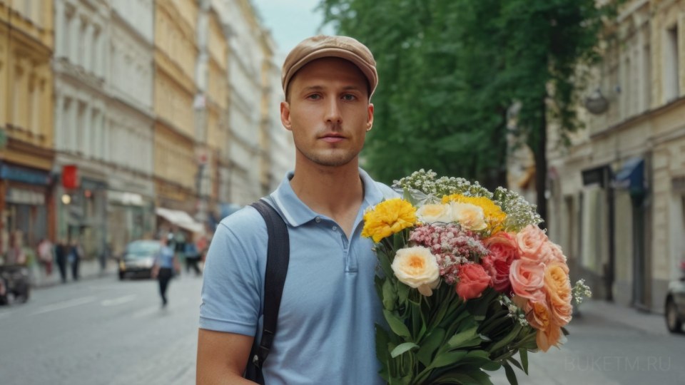 Доставка цветов на дом курьером